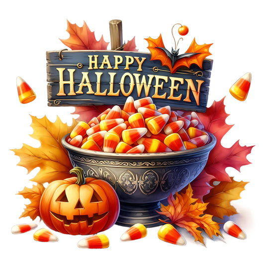Happy Halloween Candy Corn