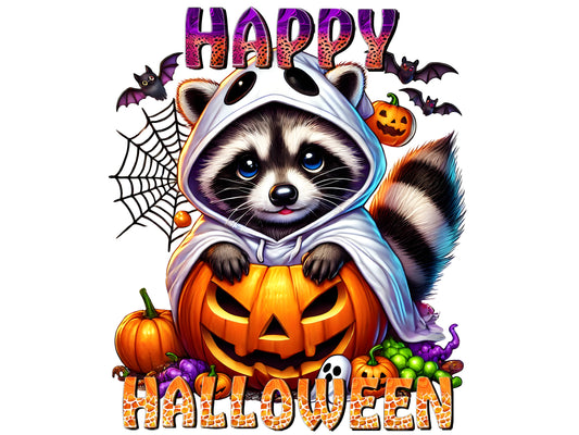 Happy Halloween Raccoon 3