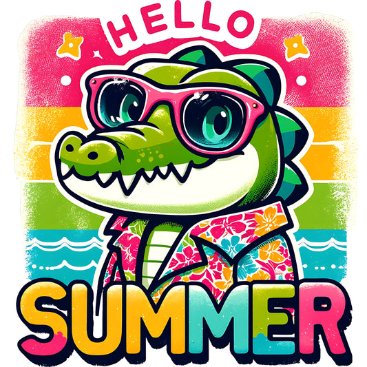 Alligator Hello Summer