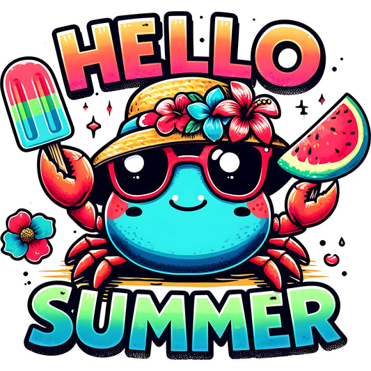 Crab Hello Summer