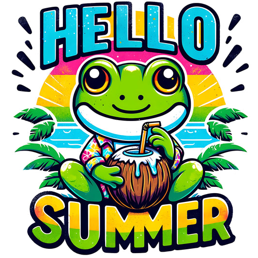 Frog Hello Summer