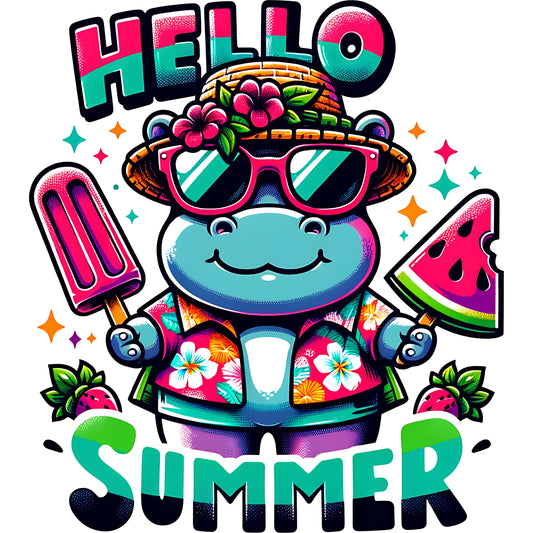 Hippo Hello Summer