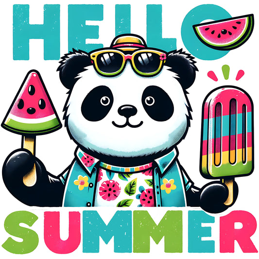 Panda Hello Summer