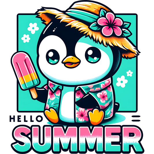 Penguin Hello Summer