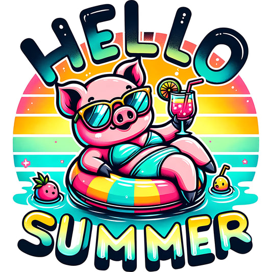 Pig Hello Summer