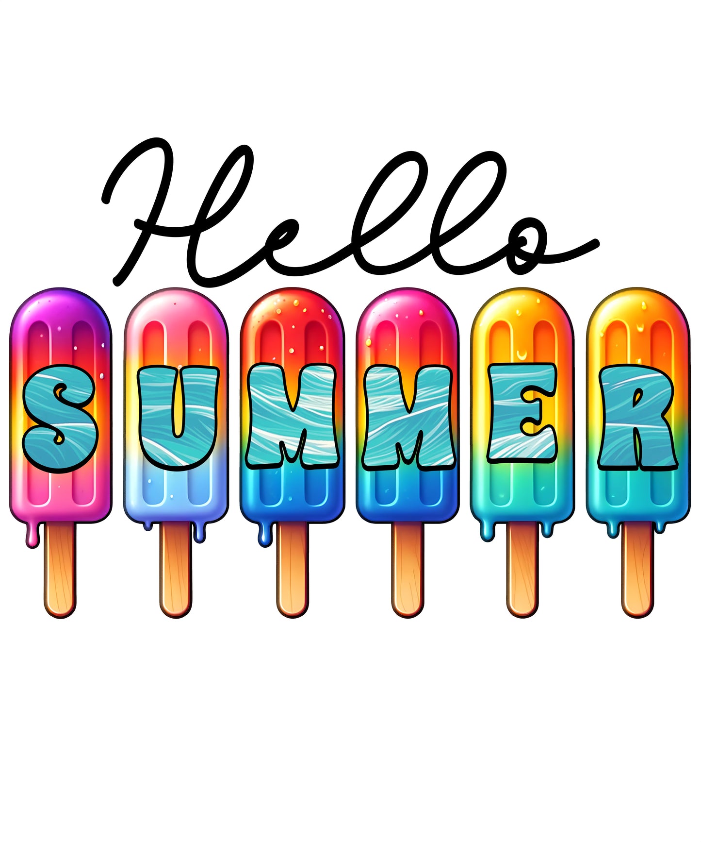 Hello Summer Popsicle