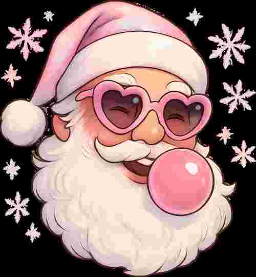 Santa Heart Glasses
