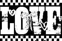 Retro Love white