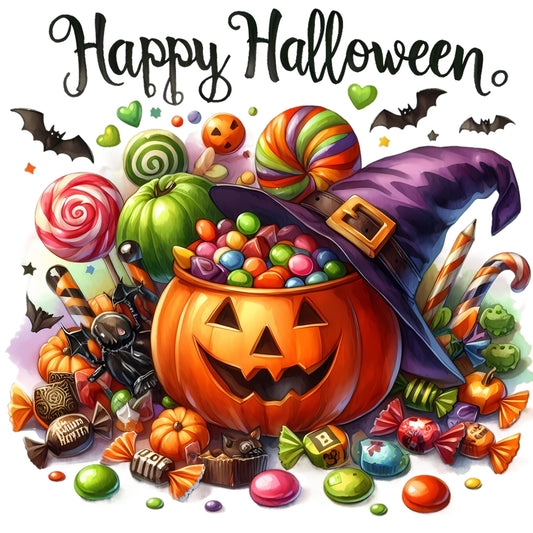 Pumpkin with Candy