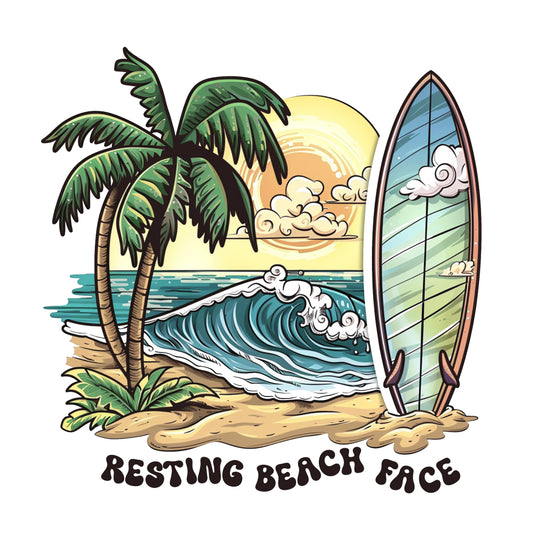 Resting Beach Face