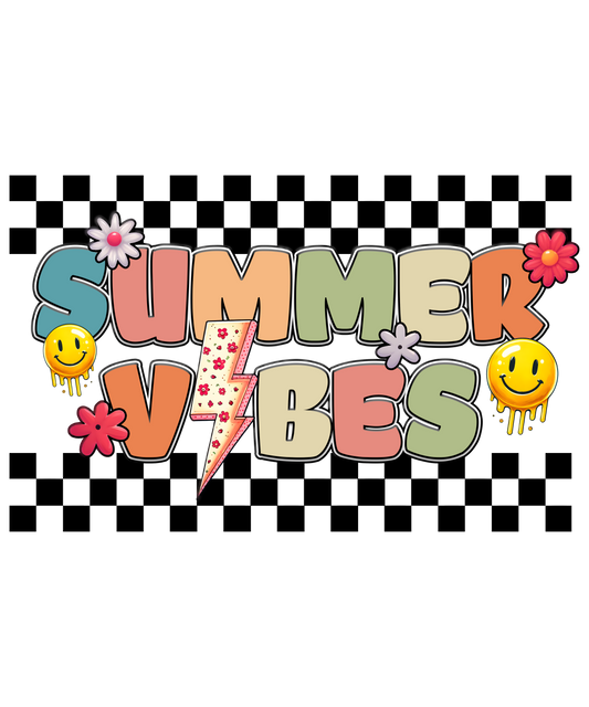 Summer Vibes Checker board
