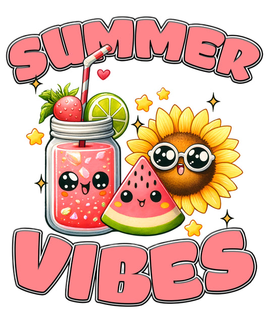 Summer Vibes Watermelon Sunflower