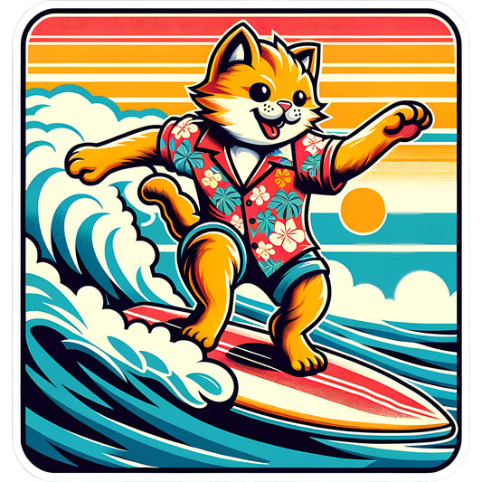 Surf Cat Orange