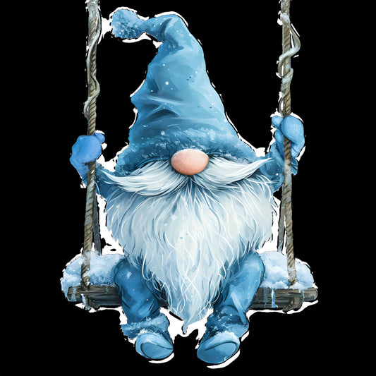 Blue Gnome in Swing
