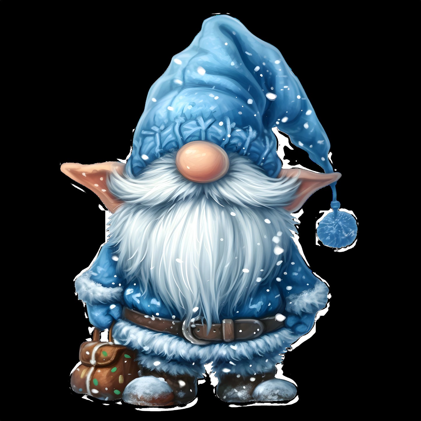 Blue Gnome with pack