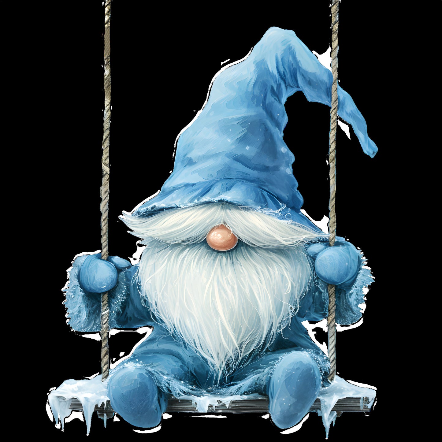 Blue Gnome in Swing 2