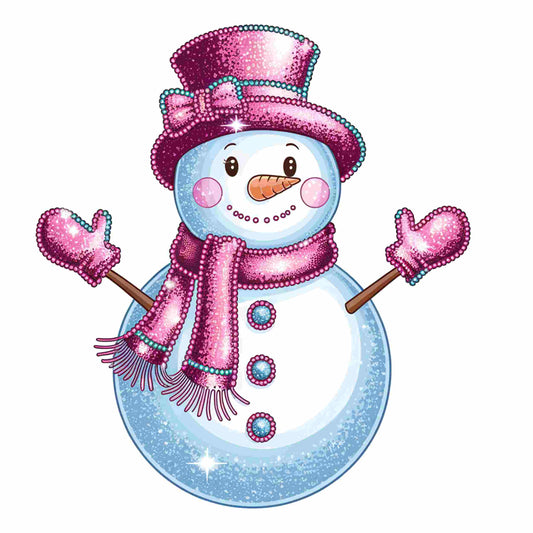 Pink Snowman 2