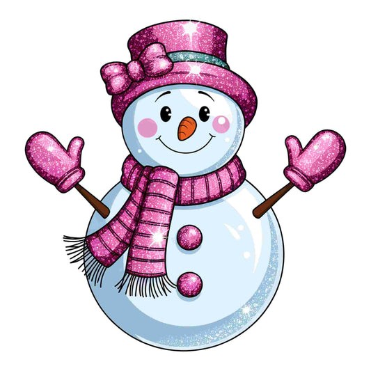 Pink Snowman 3