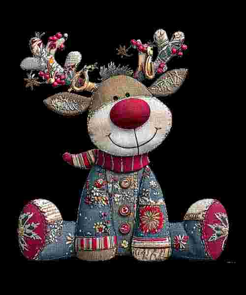 Quilt Moose Sitting - DMDCreations