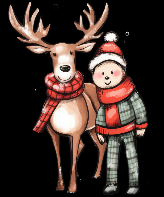 Boy with Reindeer