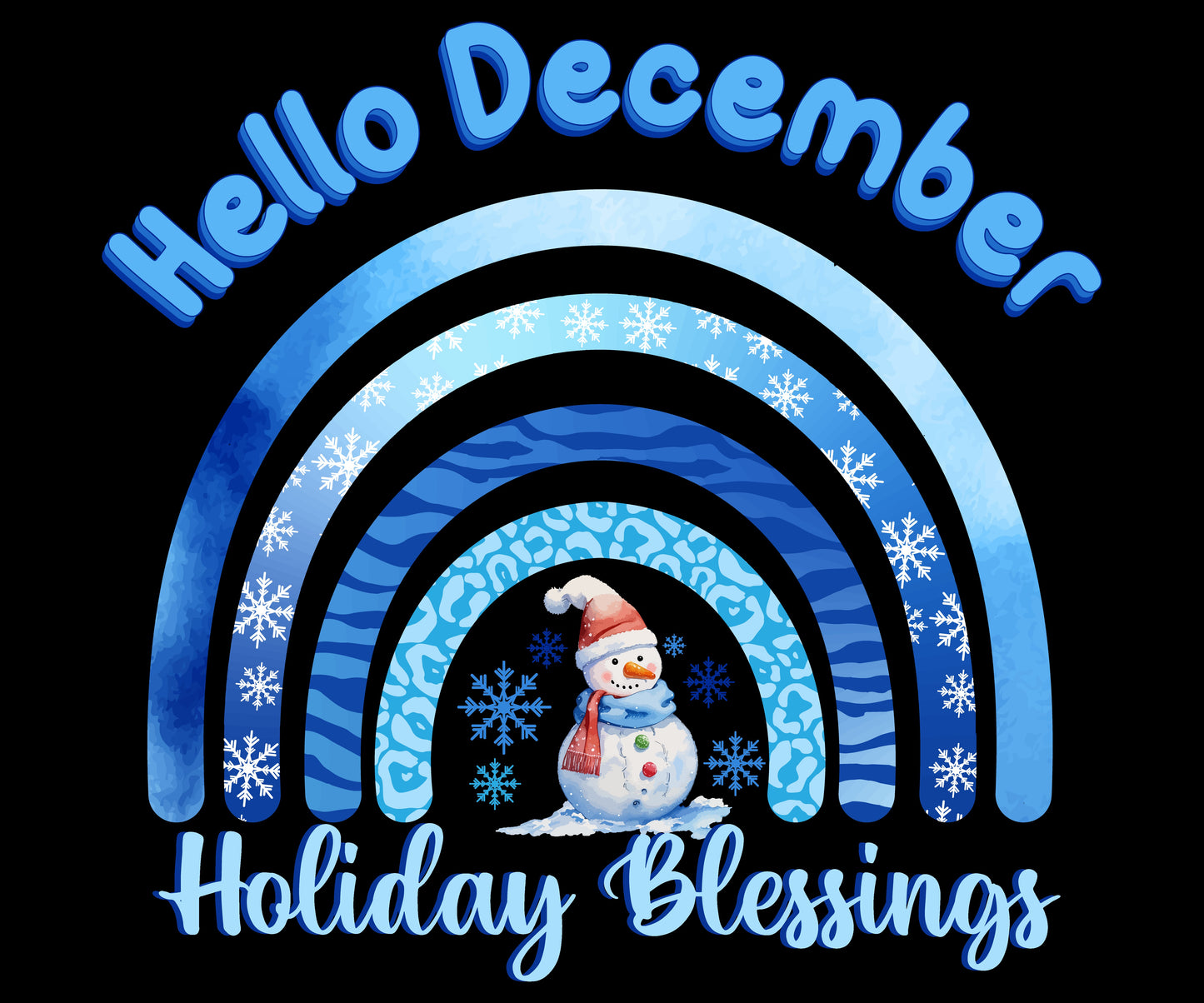 Hello December Holiday Blessings
