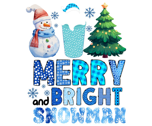 Merry and Bright Snowman