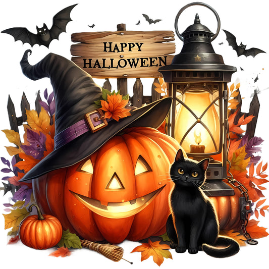 Witch Hat on Pumpkin
