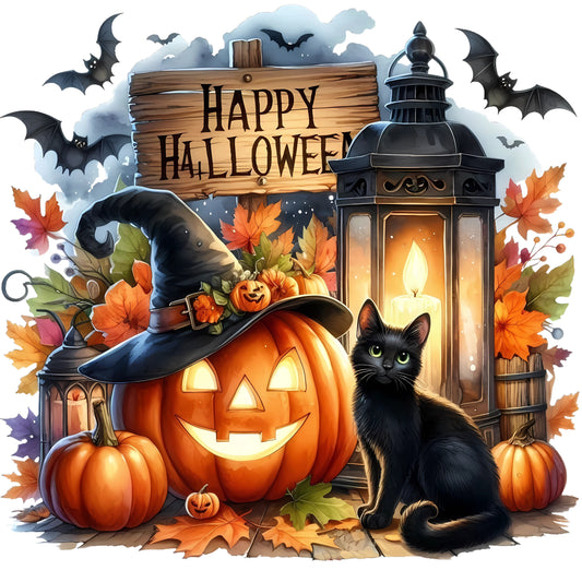 Witch Hat on Pumpkin 2