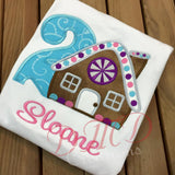 Gingerbread House Birthday Shirt, Candyland birthday shirt - DMDCreations