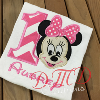 Minnie Mouse Shirt, Baby Minnie Birthday Shirt, - DMDCreations