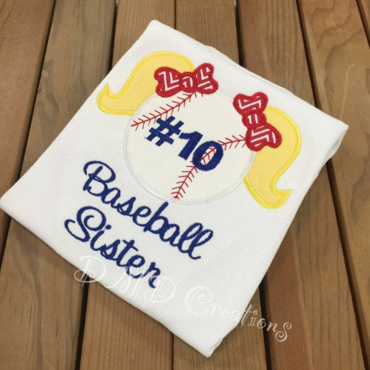 Baseball Sister Shirt, Little sister shirt, Sister Baseball Shirt - DMDCreations