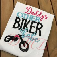 Daddy's other Biker babe shirt, Daddy's Little girl biker - DMDCreations