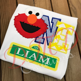 I'm One Elmo Street Sign Shirt, Elmo Birthday Shirt, Elmo Shirt, - DMDCreations
