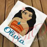 Princess Moana Shirt, Princess Moana Birthday Shirt, Moana Shirt, - DMDCreations