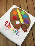 Paint Palette Shirt, Paint Palette Birthday shirt - DMDCreations