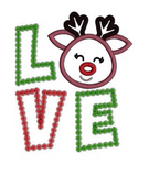 Love Reindeer Shirt, Christmas Theme shirt - DMDCreations