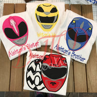 Power Ranger Birthday Shirt, Red Power Ranger Birthday Shirt - DMDCreations