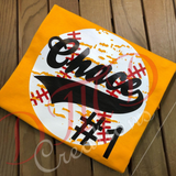 Vinyl Distress Baseball or Softball Shirt, - DMDCreations