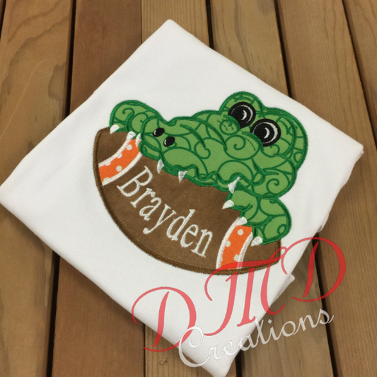 Gator Football Shirt, Florida Gator Football inspired Shirt - DMDCreations