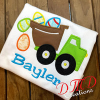 Easter Eggs Falling out of dump truck Shirt, Easter Dump truck shirt,