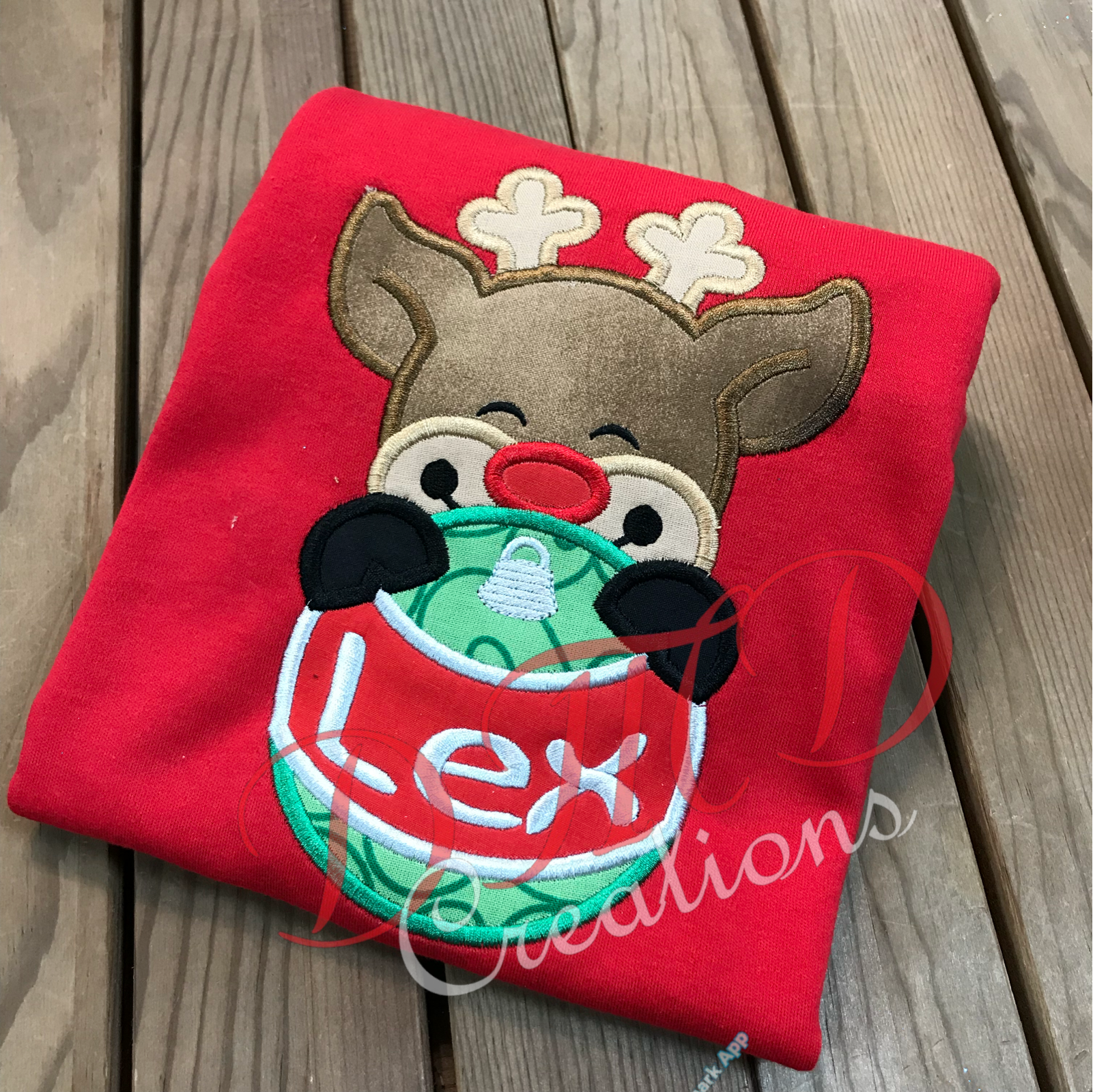 Reindeer Peeper Shirt, Boy or Girl Reindeer Shirt - DMDCreations