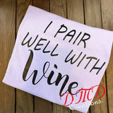 Wine Themed Bridal Party Shirts, Wine Themed Bachelorette Party shirts