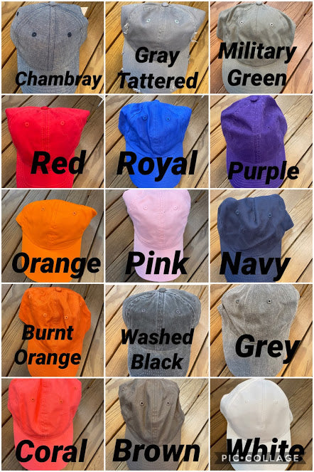 Monogrammed Baseball Cap, Baseball Cap with initials, Personalized Baseball cap - DMDCreations