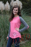 Monogram Preppy Patch Tee, Patch Elbow Shirt - DMDCreations