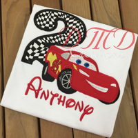 Lightning McQueen Birthday Shirt, Cars Movie Shirt - DMDCreations