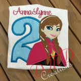 Frozen Anna Shirt, Anna Birthday Shirt, Frozen Birthday Shirt, - DMDCreations