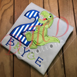 T-Rex Birthday Shirt, Dinosaur Bite Birthday Shirt - DMDCreations