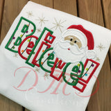 Believe in Santa Shirt, Christmas Themed Shirt - DMDCreations