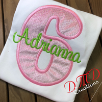 Birthday Number Shirt, Number birthday shirt - DMDCreations