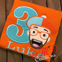 Blippi Shirt, Blippi Birthday Shirts, Blippi T-Shirt, - DMDCreations